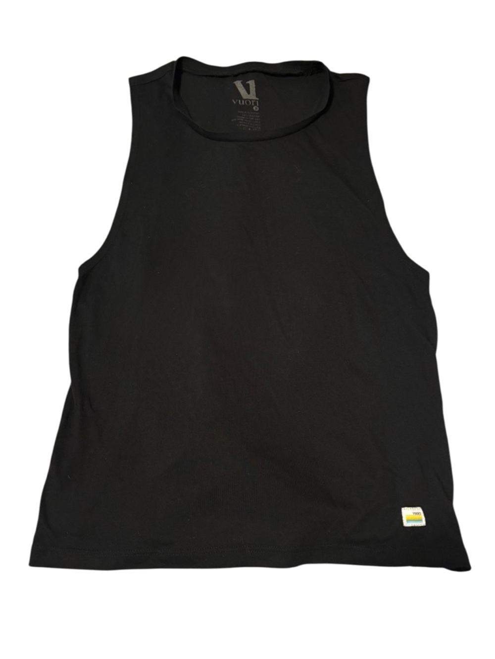 Vuori Womens S Black Sleeveless Muscle Tank Top